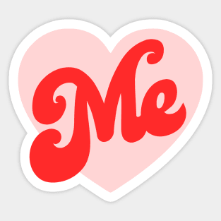 I Heart Me Sticker